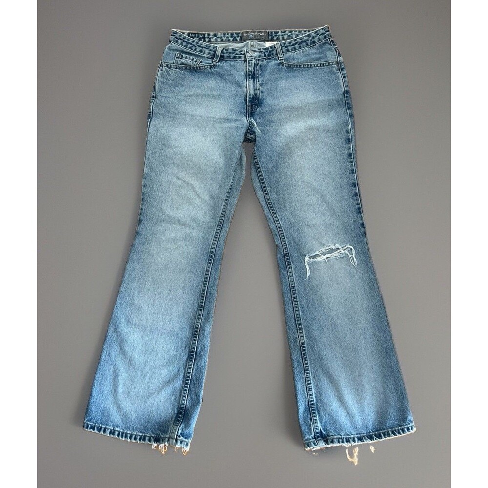VTG Levis Silvertab Jeans 11S LightWash Bootcut Distressed Ripped 90s Y2K Grunge